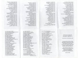 Village Green II Folio opened