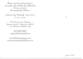 Ginny Felch Open Studio 1998